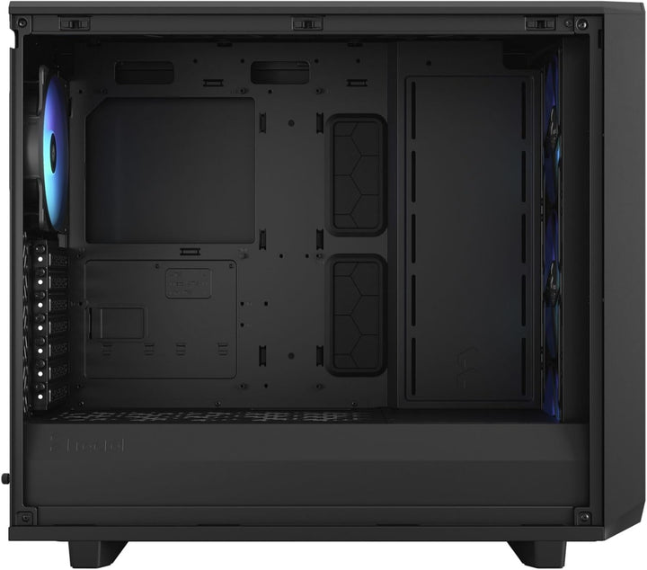 Fractal Design Meshify 2 Lite RGB Black ATX Flexible Light Tinted Tempered Glass Window Mid Tower Co
