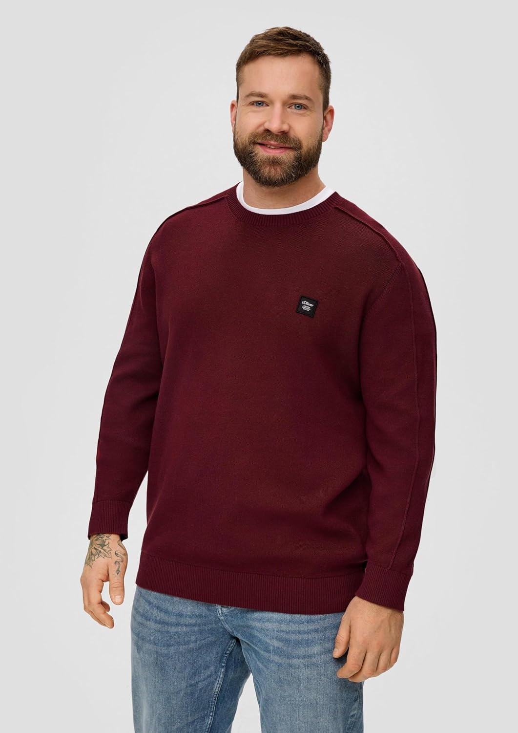 s.Oliver Herren 2143289 Pullover mit Crew Neck 4XL 3976, 4XL 3976