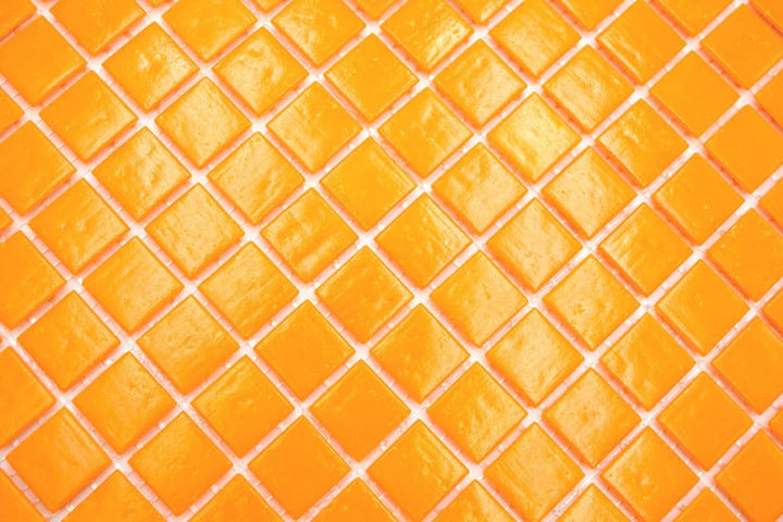 Mosaikfliese Glasmosaik orange Küchenrückwand Duschwand | 10 Mosaikmatten