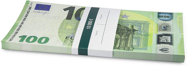 Litfax GmbH 100 € Euroschein/Euro-Geldscheine ca. 191x103 mm/banderoliert, je Pack. 75 Stück (5 PG)
