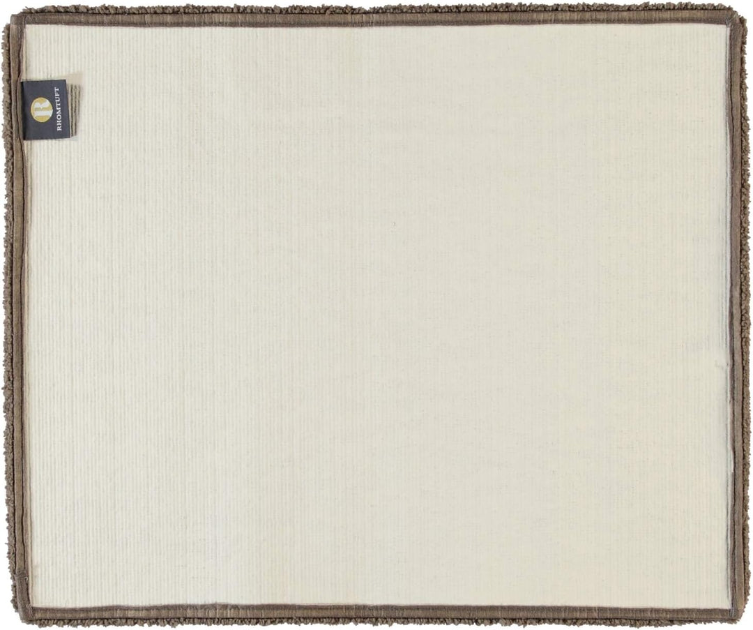 Rhomtuft Badteppiche Square Taupe - 58 50x60 cm, 50x60 cm