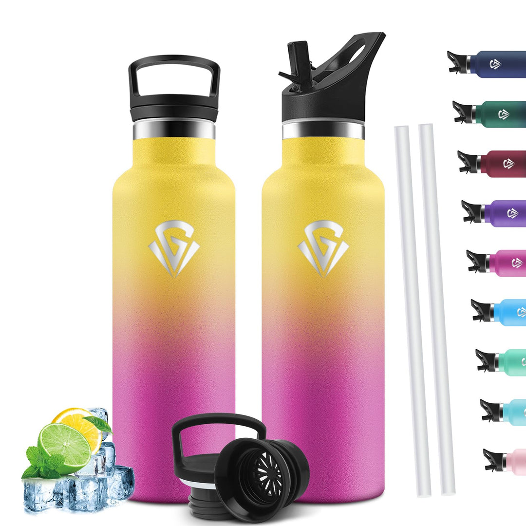 Trinkflasche 750ML BPA-Frei, Auslaufsichere Isolierflasche Doppelwandig, Wasserflasche Edelstahl mit