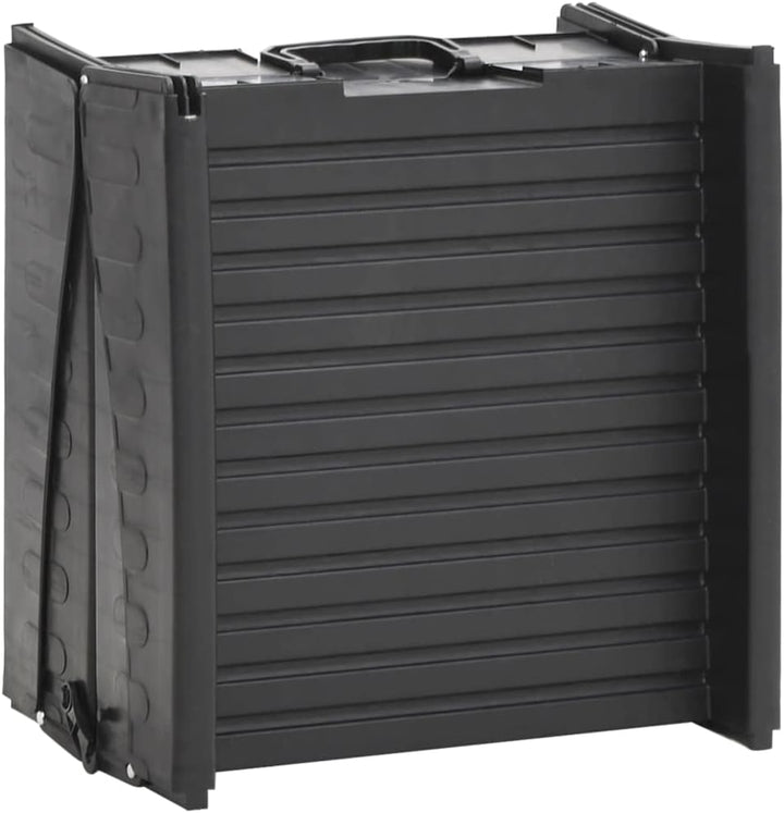 vidaXL Hunderampe Klappbar Schwarz 153x40x12,5cm Kunststoff Hundeautorampe
