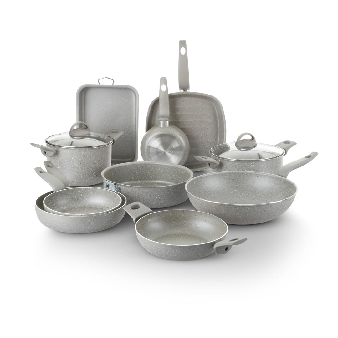 KASANOVA Topf-Set für herkömmliche Kochfelder, antihaftbeschichtetes Topf-Set, Kochgeschirr, gesunde