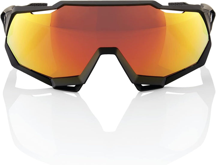 100% GAFAS Speedrap - Soft Tact Black - Hiper Red Multilayer Mirror Lens