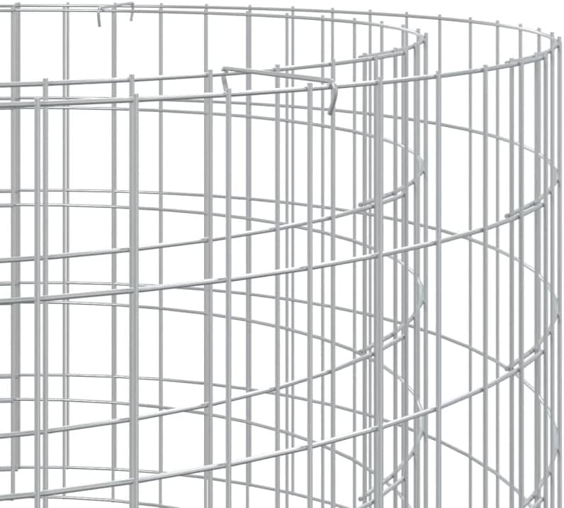 INLIFE Gabionen-Feuerstelle Ø 100 cm Verzinktes Eisen,8.7kg,153560 100 x 50 cm, 100 x 50 cm