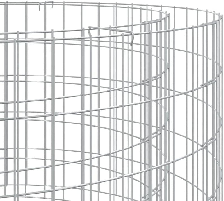 INLIFE Gabionen-Feuerstelle Ø 100 cm Verzinktes Eisen,8.7kg,153560 100 x 50 cm, 100 x 50 cm