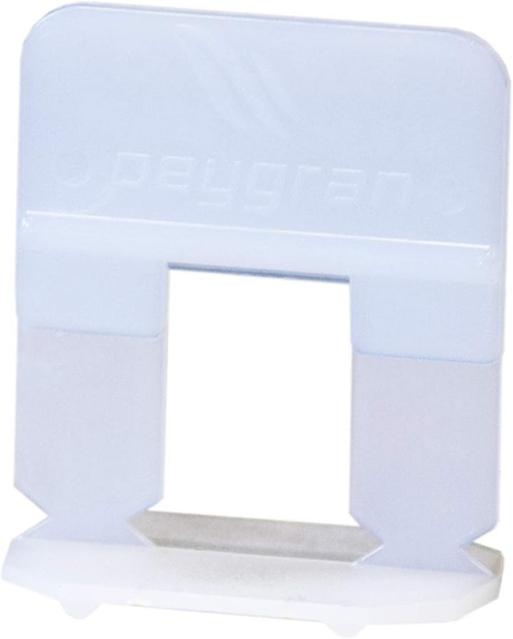 Zuglaschen Nivelliersystem Peygran 1mm weiss 100 Stück, 100