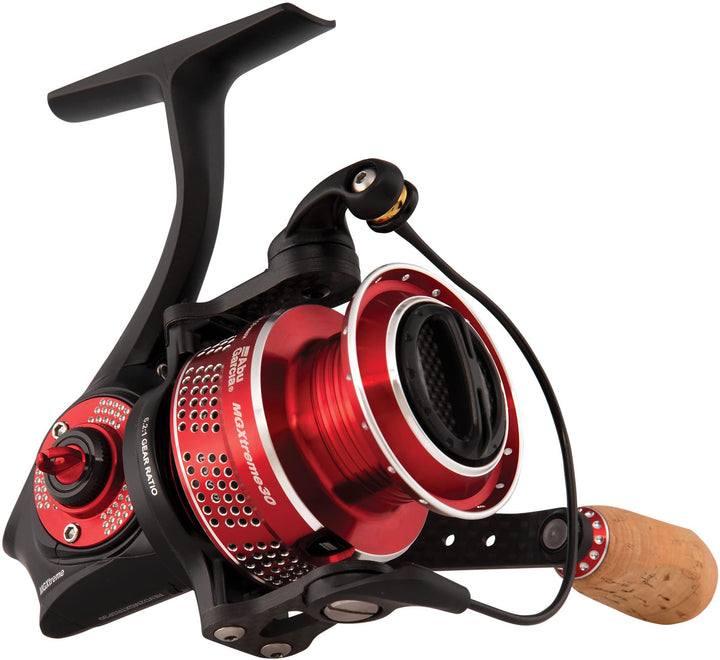 Abu Garcia Revo MGXtreme Spinnrolle – Extrem leichte Spinnrolle mit Korkgriff – 12 Kugellager & Drop