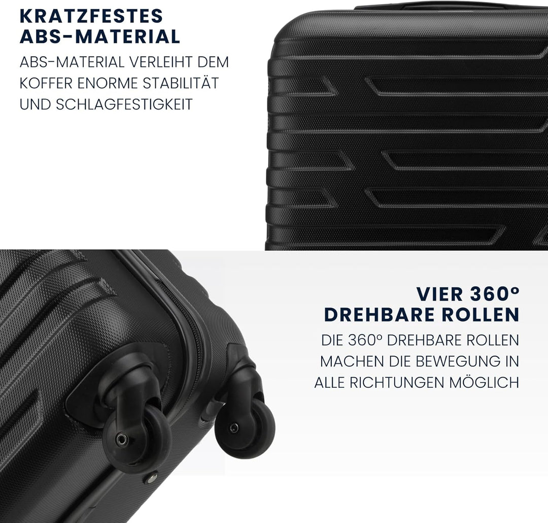 WITTCHEN A-line II Kabinengepäck Kabinenkoffer Handgepäck Rollkoffer Reisekoffer Bordkoffer Hartscha