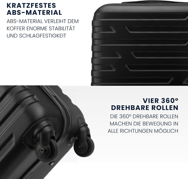 WITTCHEN A-line II Kabinengepäck Kabinenkoffer Handgepäck Rollkoffer Reisekoffer Bordkoffer Hartscha