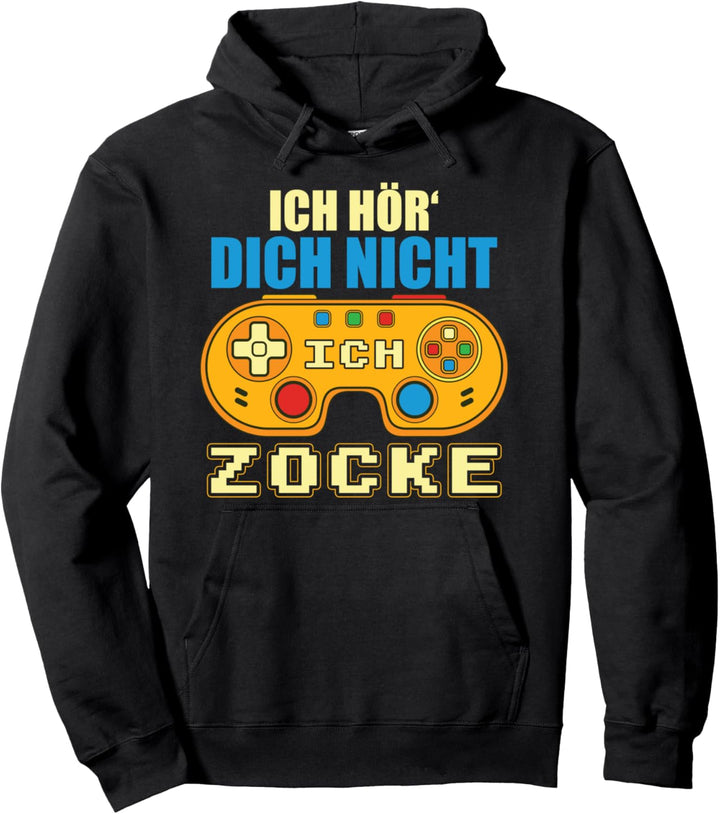 Videospiel Nerd Controller Gaming E Sportler Lustiges Gamer Pullover Hoodie
