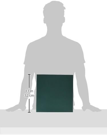 Bazzill Karton, 30,5 x 30,5 cm, Jade/Leinwand, 25 Stück pro Packung