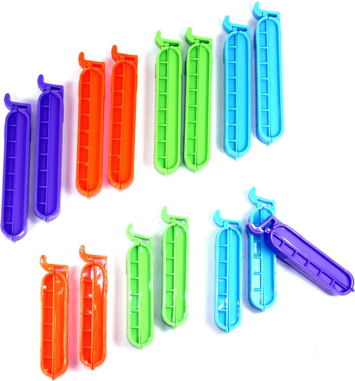 Gefrierbeutelclips 96 Stk. Frischhalteclips Verschlussclips Tütenclips Clips Beutelclips Beutelversc