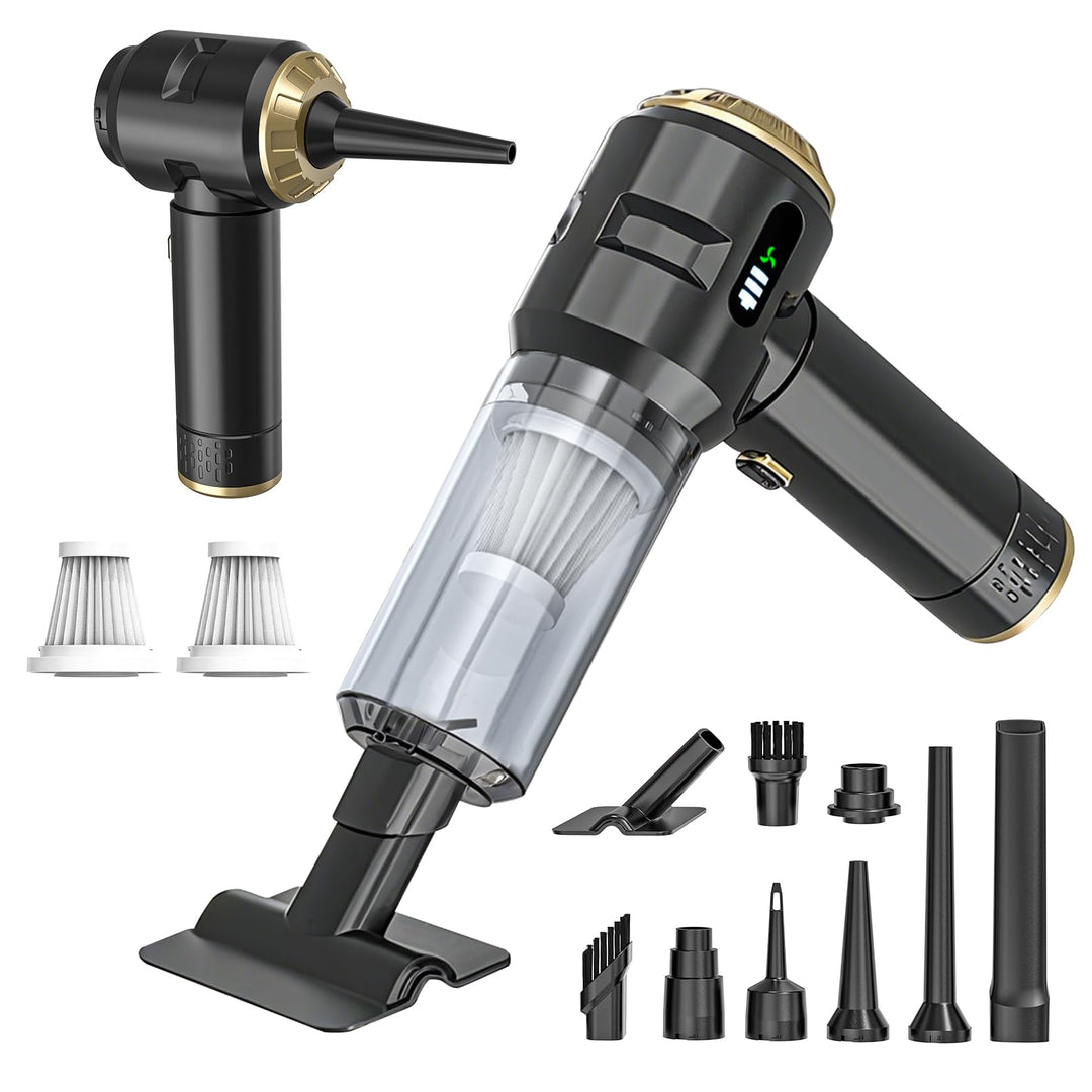 Handstaubsauger, leistungsstarker kabelloser Autostaubsauger mit 23000 Pa, 3-stufiger bürstenloser M