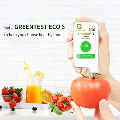 Greentest Eco 6 Geigerzähler + Nitrattester Fleisch Fisch TDS Wassertester dosimeter Strahlenmessger