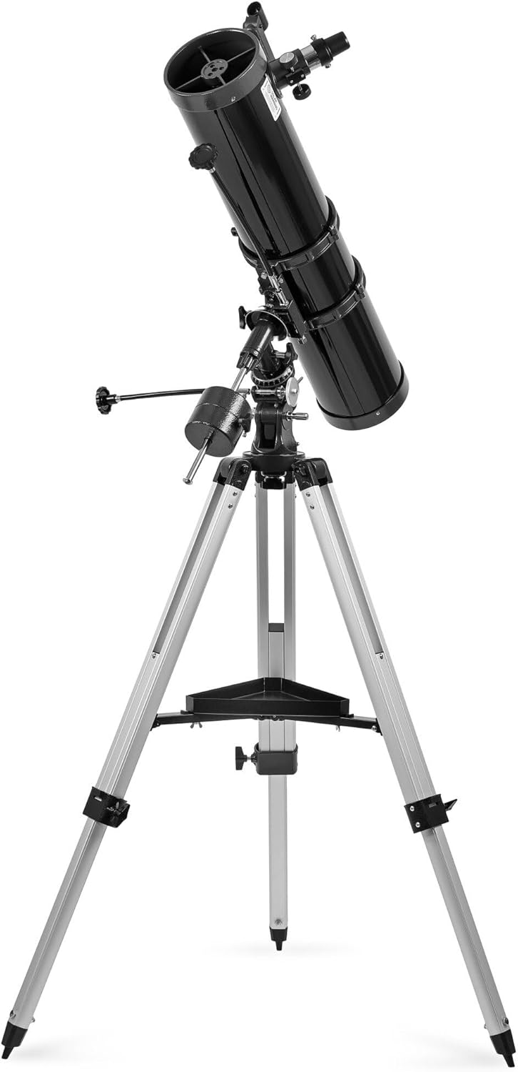 Omegon Teleskop N 130/920 EQ-2 | EQ-2 Montierung | für Einsteiger in die astronomische Beobachtung |