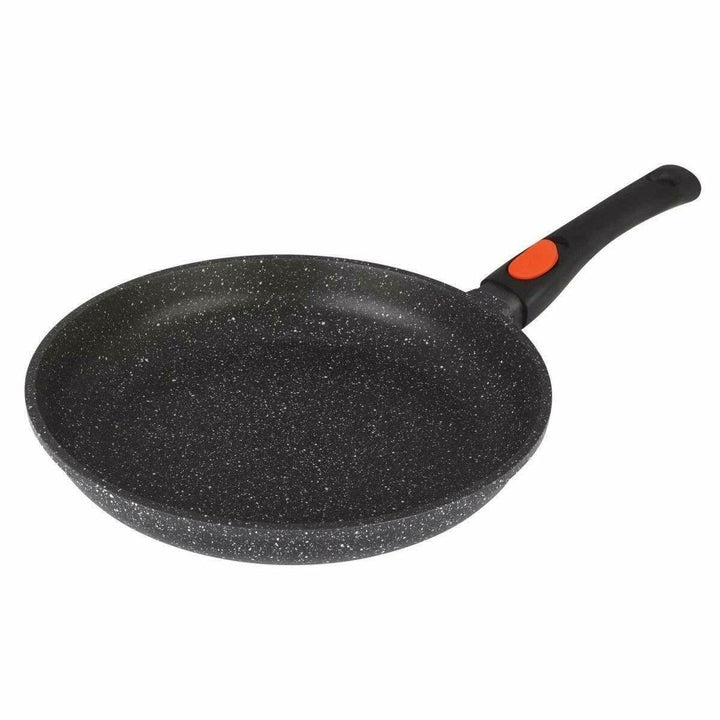 Kamberg – 0008023 – Pfanne 28 cm – Abnehmbarer Griff – Aluminiumguss – Beschichtung in Steinoptik –