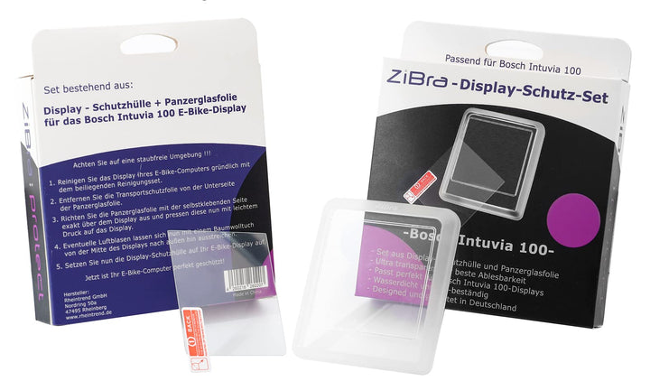 ZiBra Displayschutz Set Schutzhülle passend für Bosch Intuvia 100 (BHU3200)