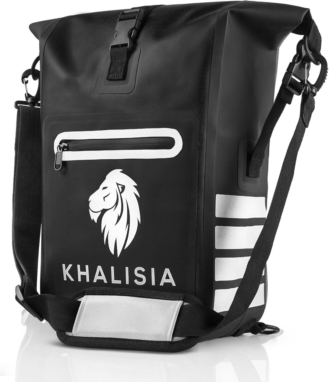 KHALISIA Fahrrad Rucksack Gepäcktasche | wasserdichte Fahrrad-Tasche mit Rucksackfunktion 3 in 1 | i