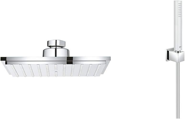 Grohe Euphoria Cube 152 Brausen und Duschsysteme Kopfbrause, chrom, 27705000 & Euphoria Cube Brausen