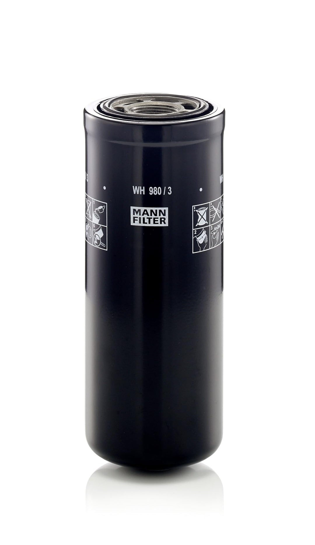 MANN-FILTER WH 980/3 Hydraulikfilter – Für Industrie, Land- und Baumaschinen