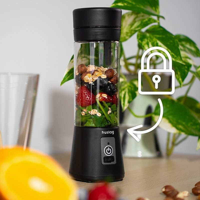 Standmixer Tragbar Kabelloser Mixer To Go 180W, Usb, Schwarz