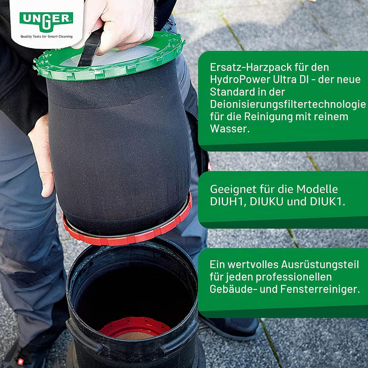 UNGER HydroPower Ultra Harz Packs für Filter S zur Reinigung von Grundwasser Resin Ersatzpack für Hy