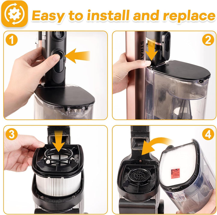 Ersatzfilter IZ400 IZ420 für Shark Stratos DuoClean schnurlosen Stabstaubsauger IZ400EU IZ400EUT IZ4