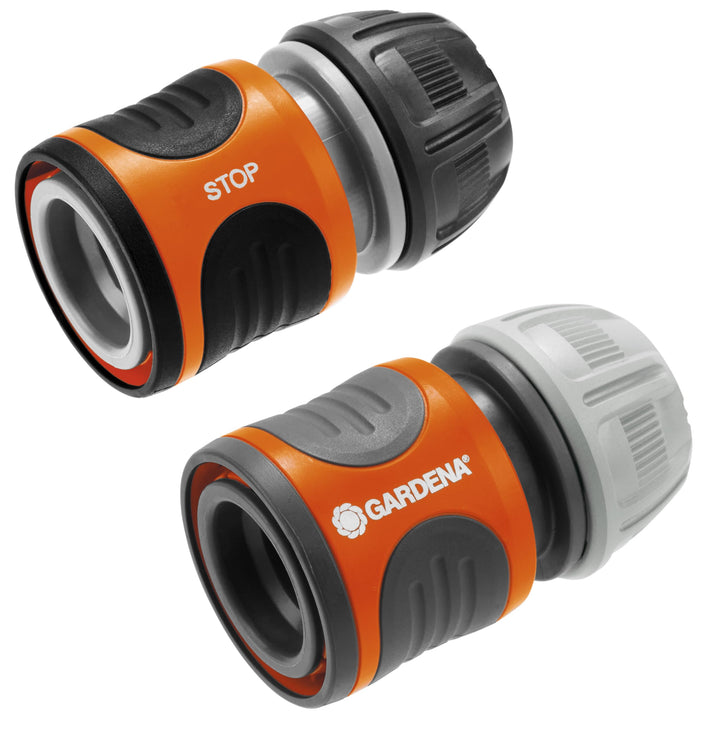 Gardena Schlauchverbinder-Satz 13 mm (1/2 Zoll) und 15 mm (5/8 Zoll) (18279-20) 13 mm and 15 mm Schl