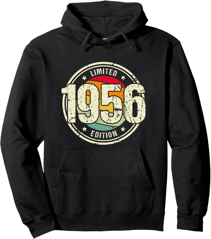Retro 68 Jahre Jahrgang 1956 Limited Edition 68. Geburtstag Pullover Hoodie