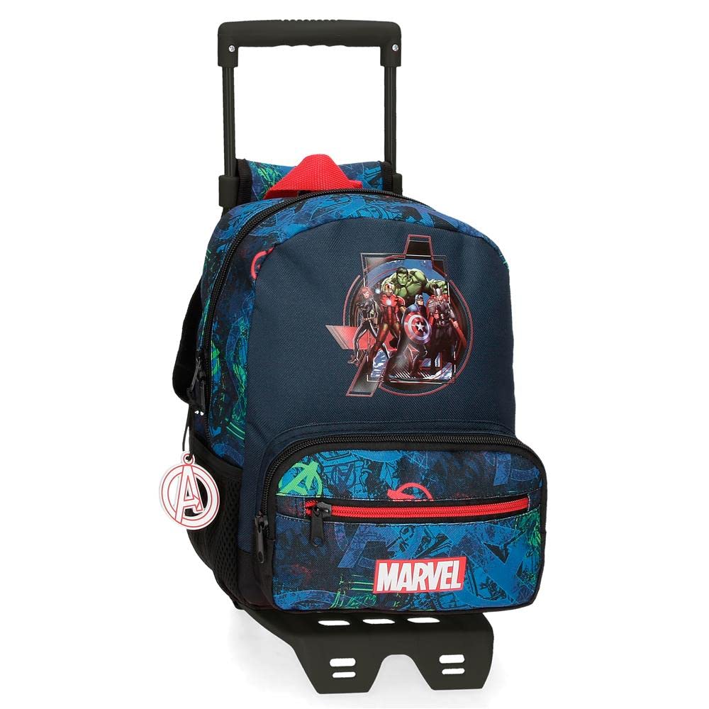 Marvel Avengers The Avengers On The Warpath Vorschulrucksack, Polyester, 6,44 l, Blau, 23 x 28 x 10