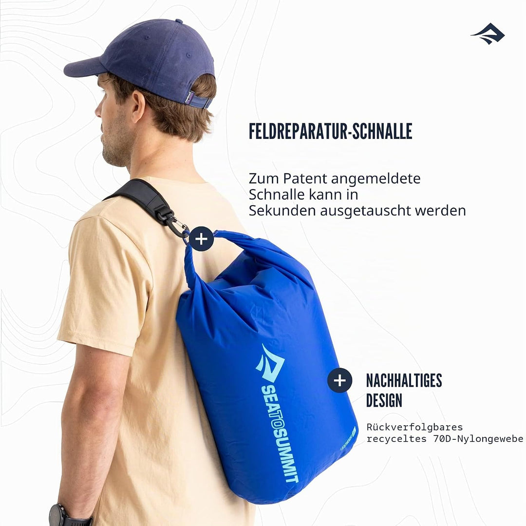Sea to Summit Lightweight Dry Packsack Set, Sulphur-Spicy orange-surf, 8l+13l+20l 8 l, 13 l und 20 l