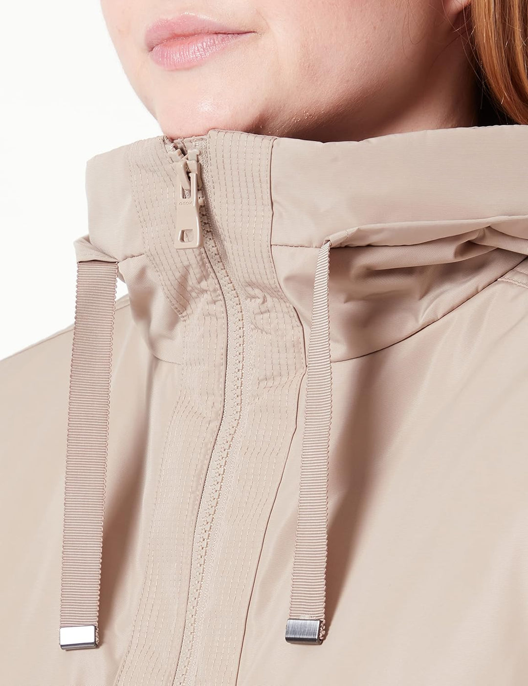 Geox Damen W Bleyze Down Coat 40 Humus, 40 Humus