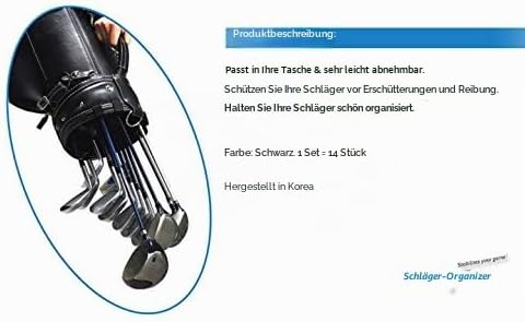 iplus Golfclub Organisatoren 14pcs 1set Clip macht Halter Eisen Putter auf Tasche zu schützen