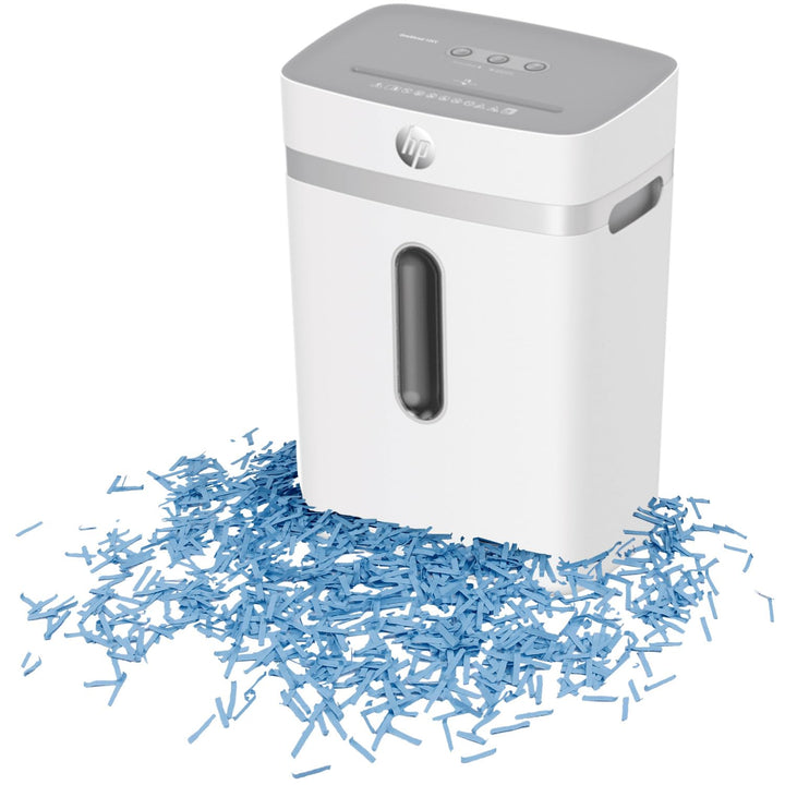 HP OneShred 12CC, Aktenvernichter, Sicherheitsstufe P-4, Cross Cut, 12 Blatt, 2802 weiss 12 Blatt Cr
