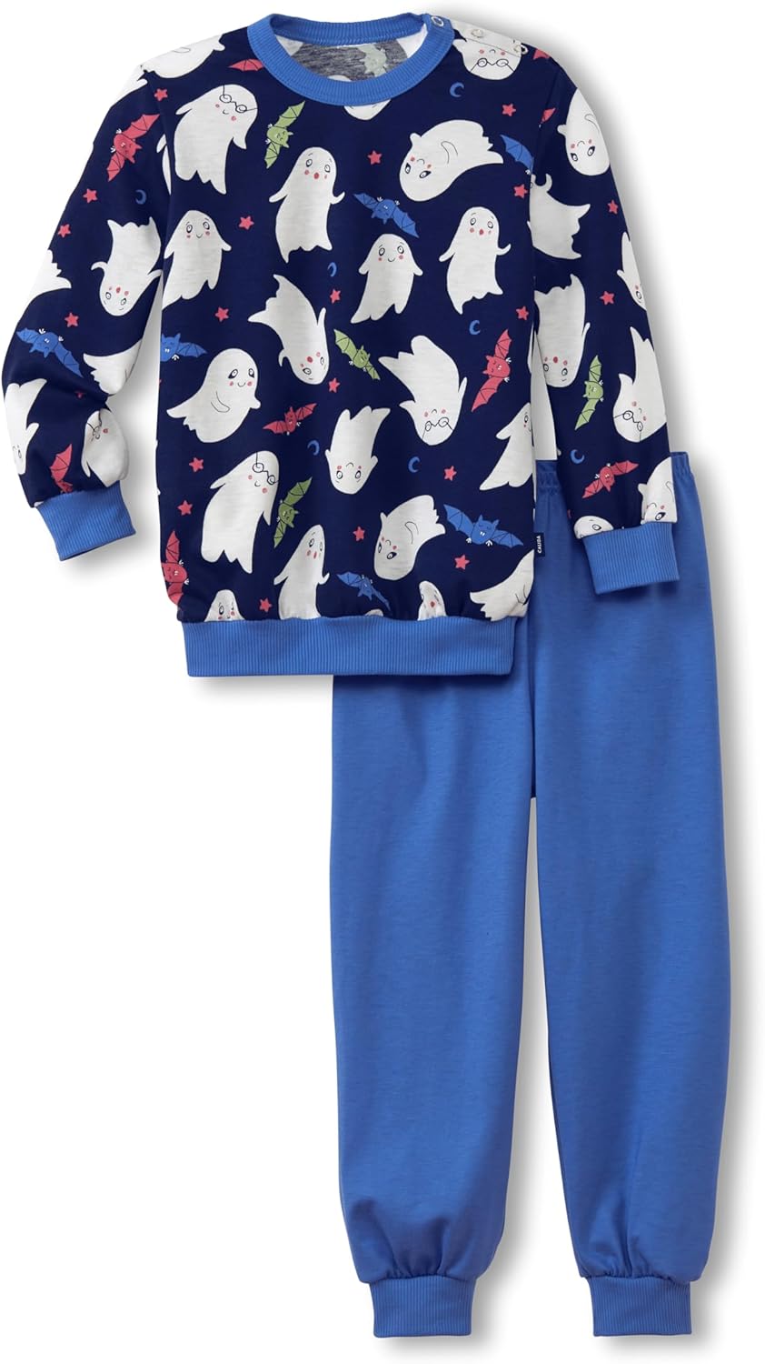 CALIDA Toddlers Ghost Kinder Bündchen-Pyjama Jungen 80-86 Deep Cobalt, 80-86 Deep Cobalt