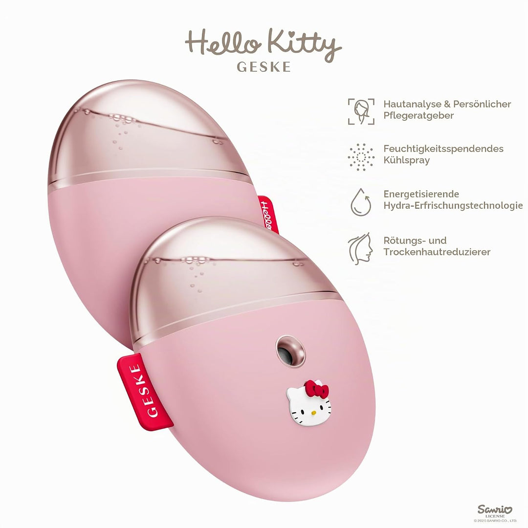 GESKE x Hello Kitty | SmartAppGuided™ Facial Hydration Refresher | 4 in 1 | Wasserzerstäuber | Gesic