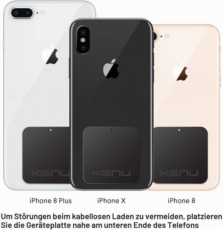 Kenu Airframe Magnetic Lüftungs Halterung inkl. Metallplättchen für Smartphones/Phablets - schwarz [