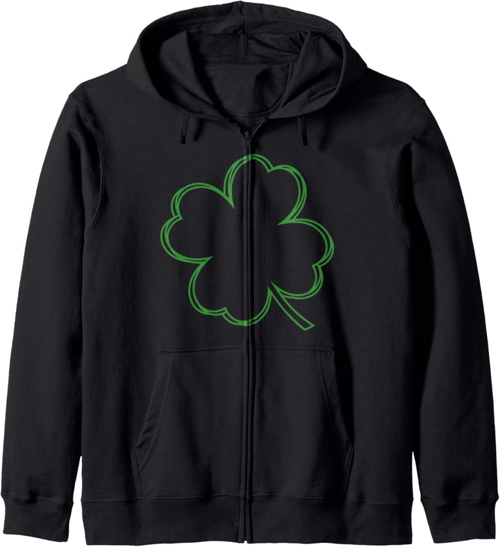 St. Patrick's Day Glückliches irisches Kleeblatt Kleeblätter Kapuzenjacke