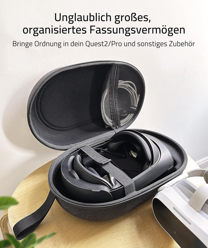 Syntech Gross Tragetasche Kompatibel mit Oculus/Meta Quest 3, Quest 2/Pro Zubehör PICO4 VR Headset m