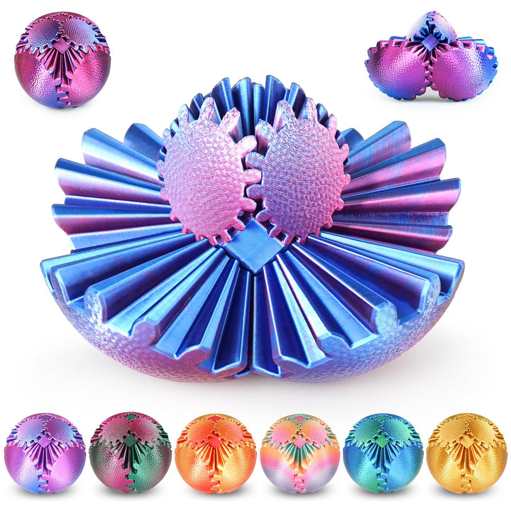 Gear Ball Fidget Spielzeug Steampunk Zahnrad Kugel Stressabbau Sensorisches Spielzeug autistische Ki