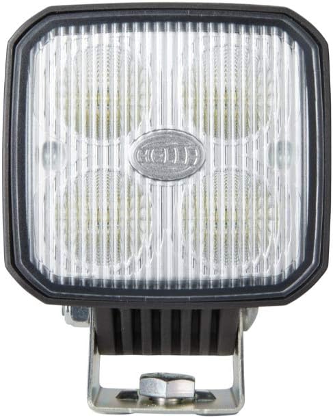 HELLA - LED-Arbeitsscheinwerfer - Q90 compact - 12/24V - 1200lm - Anbau/geschraubt - schwenkbarer Mo