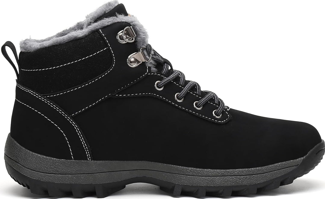 Mishansha Damen Herren Winterschuhe Warm Gefüttert Winterstiefel Wasserdicht Trekking Wanderschuhe G