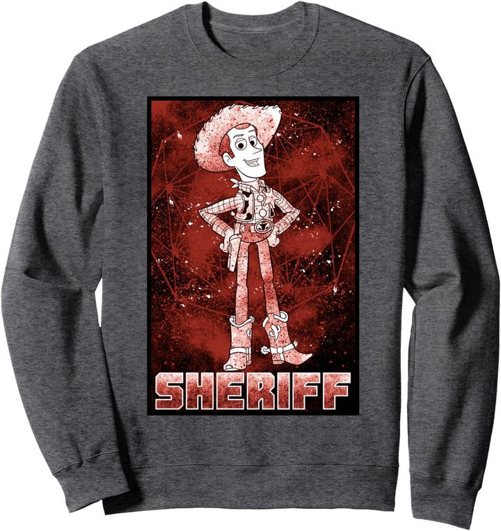 Disney Pixar Toy Story Woody Cosmic Sheriff Poster Sweatshirt