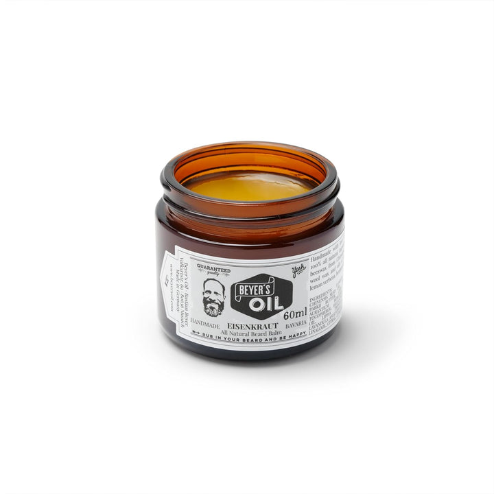 Beyer's Oil Beard Balm Eisenkraut 60ml - Bartpflege Balsam - Handgemacht in Bayern - 100% natürlich