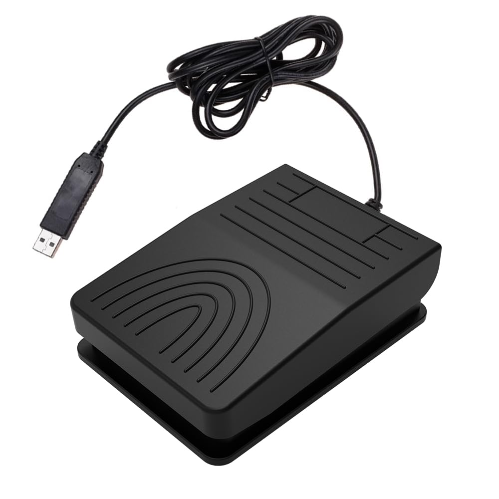 USB-Fussschalter Tastendrucksimulator Einzelpedalsteuerung Individuelle Tastenkombination für Page T