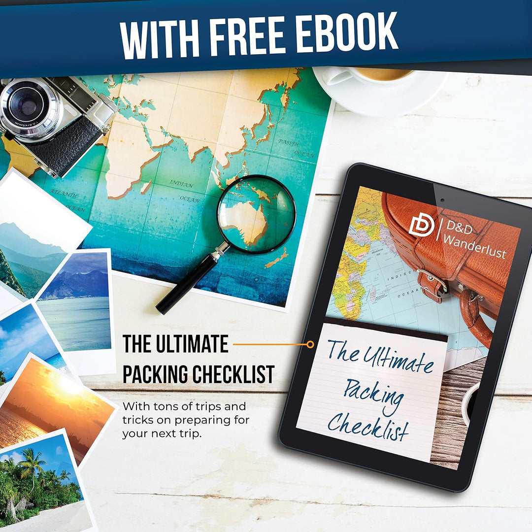 D&D - Kulturbeutel zum Aufhängen – Designer-Reise-Organizer für Make-up und Toilettenartikel für Dam