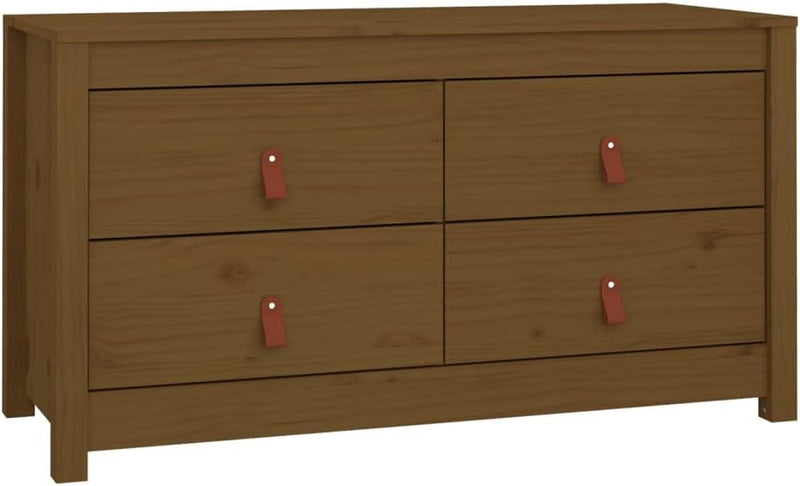 FIRBNUS 100x40x54 cm Beistellschrank Seitenschrank Konsolenschrank mit 4 Schubladen Badezimmerschran