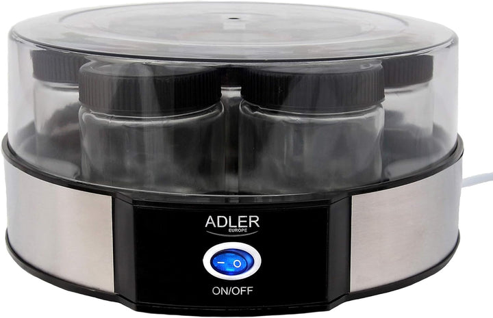 Adler, 18, Grau ad 4476 Joghurtmaschine, Aluminium